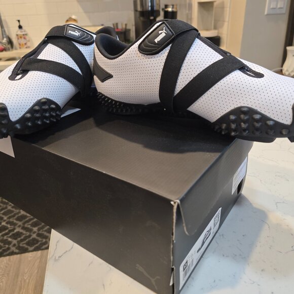 Puma Mostro PERF Puma White Puma Black 397331-01 US MENS SHOES SIZE 13 NEW - Picture 3 of 10